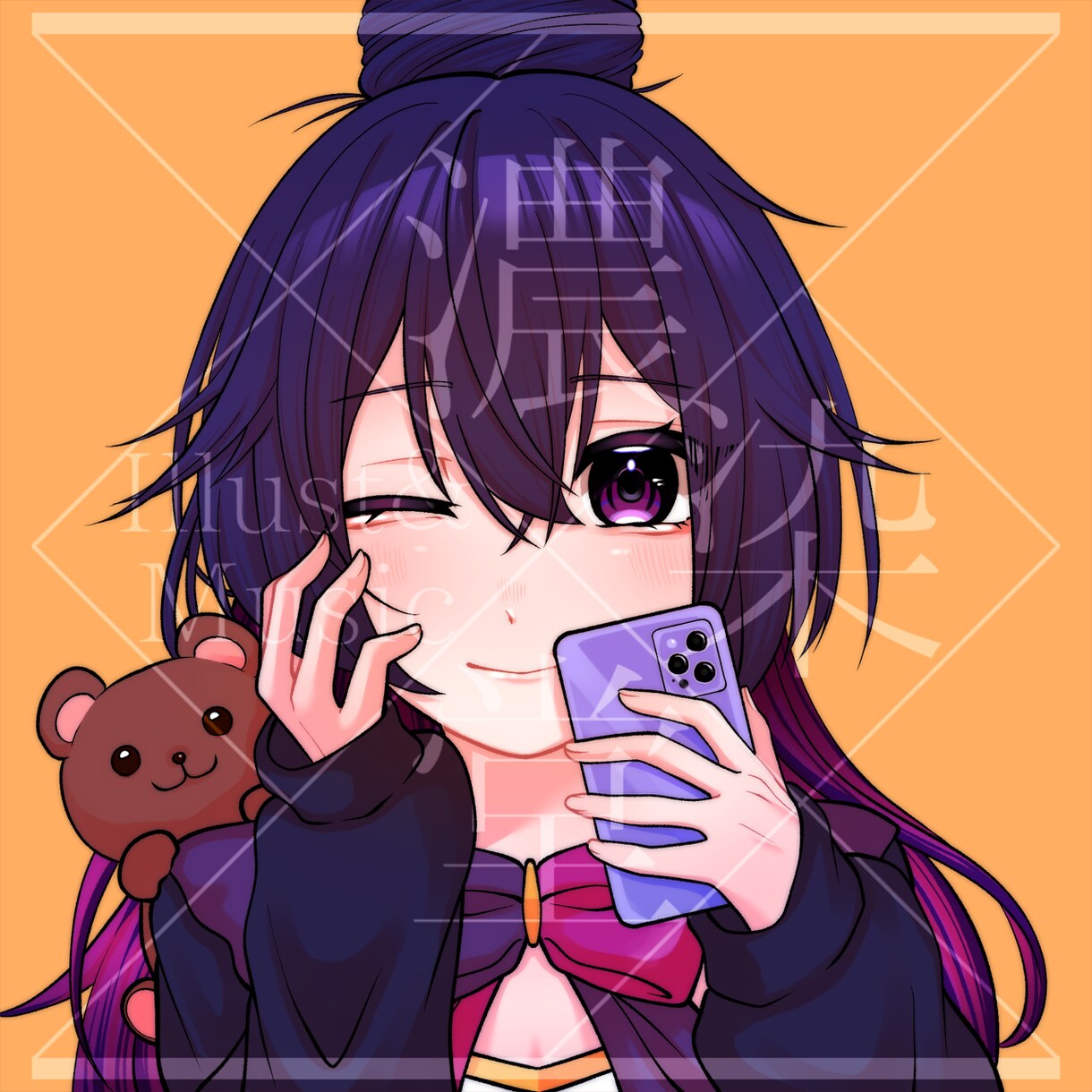 SNS用のアイコンを描きます アニメ調のほっこりする絵柄であなたのキャラクターを描きます！ イメージ3