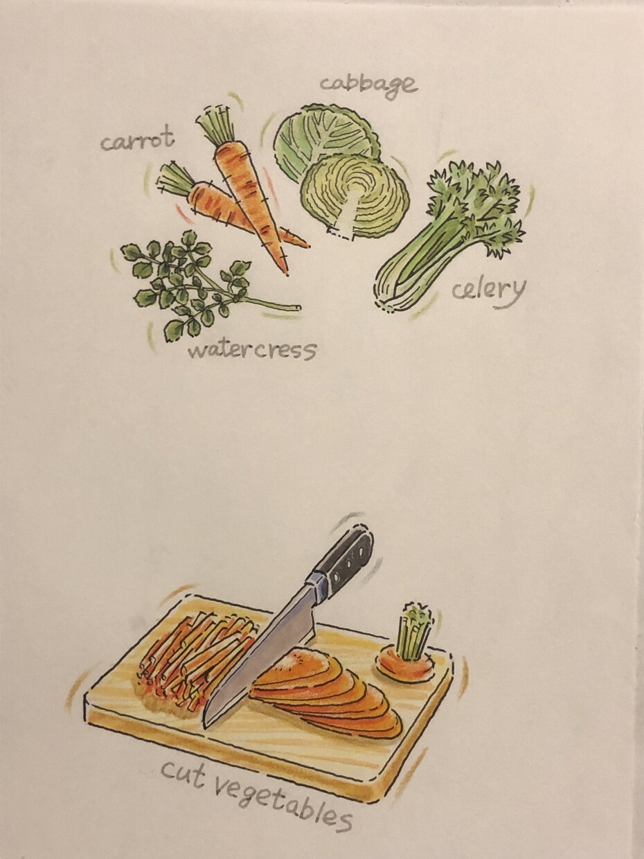 お料理や作業手順などのレシピイラストを描きます 多くの人に分かりやすく見える形で説明画を残しませんか⁉︎ イメージ5