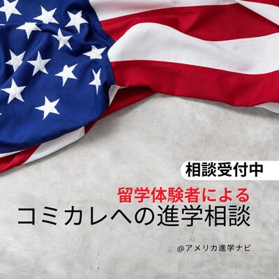 コミカレへの進学相談に乗ります 留学実体験をベースに不安を解消 イメージ1