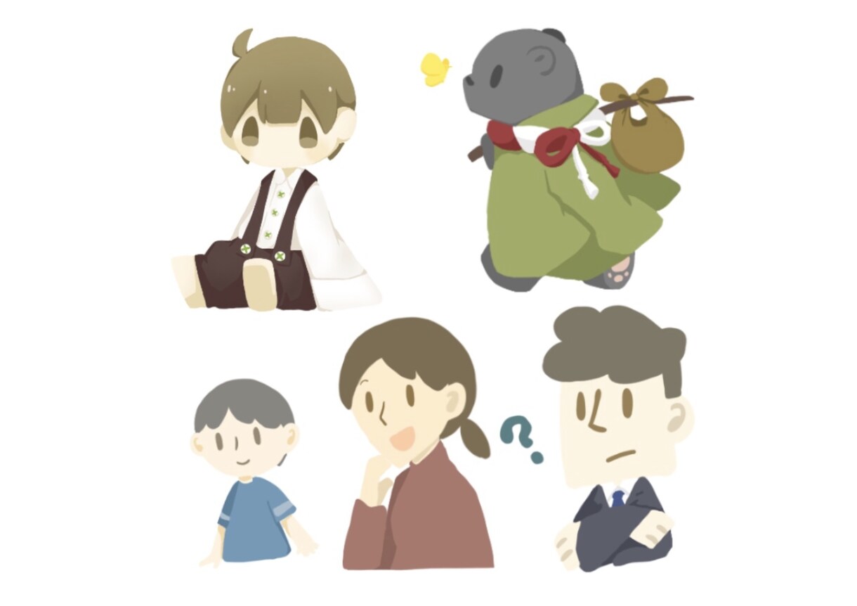 イラスト制作致します やわらかめのイラスト、いかがでしょう？ イメージ2