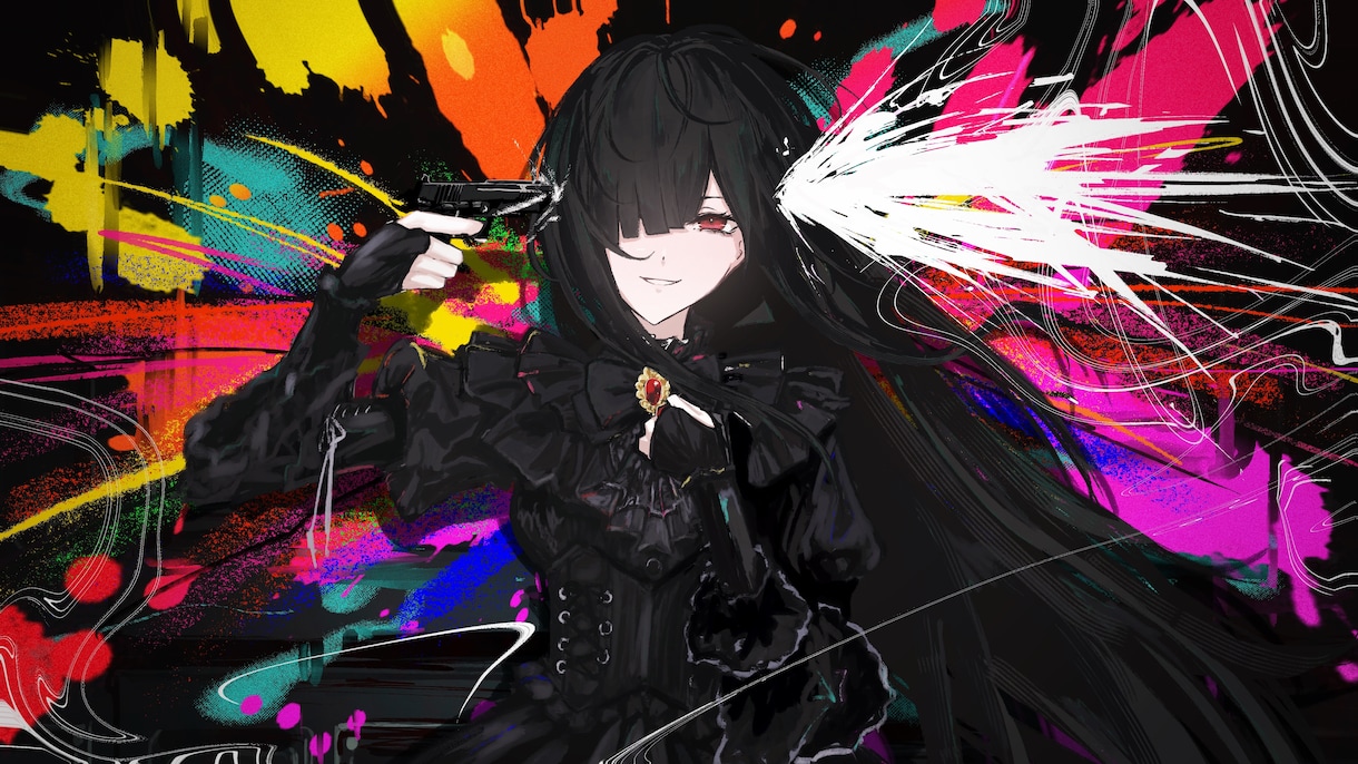 音楽を絵にします ダーク系やクール系のイラストが得意分野です。 イメージ1