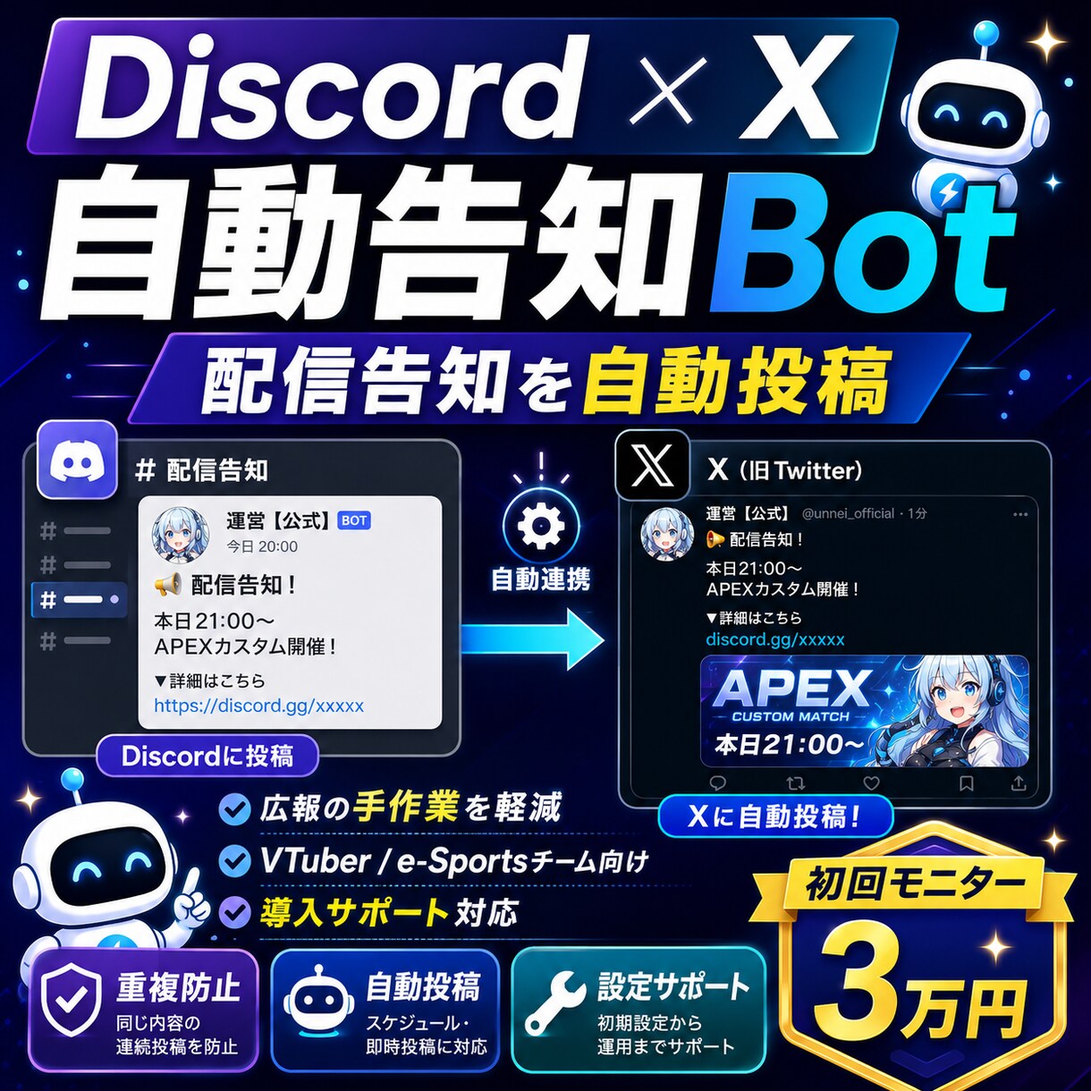 Discordサーバーの初期構築・導線整理をします 初参加でも分かりやすいサーバー構成と導線を整えます イメージ1