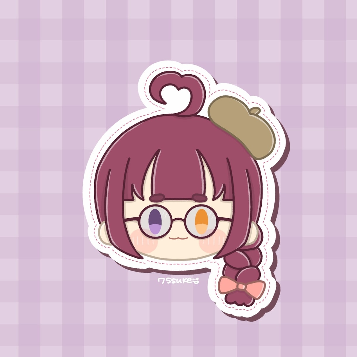 商用利用込♡あなたをワッペンステッカー風に描きます Vtuber様/活動者様/その他どんな方でも☆ イメージ2