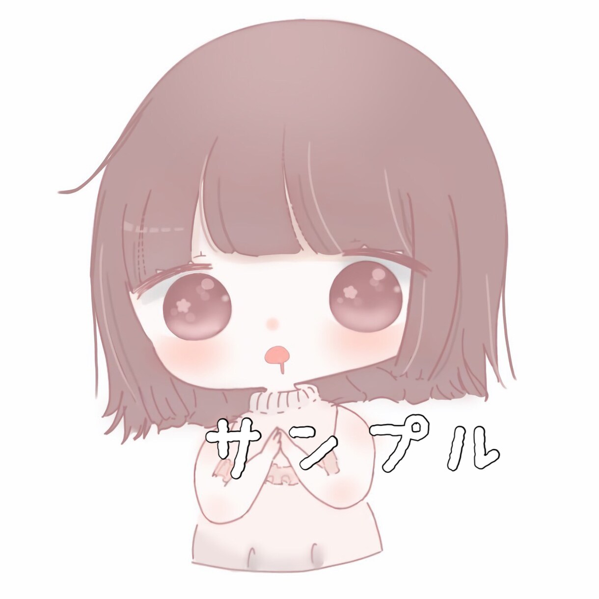 あなたのミニキャラ描きます 幼くて可愛いふわふわしたイラストお描きします。 イメージ4