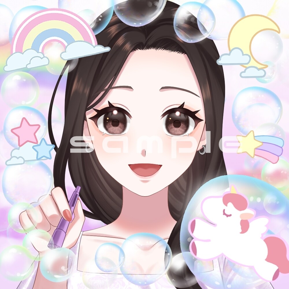 安くて早い納品！素敵なアイコン描きます あなただけの素敵なSNS用アイコンに！ イメージ10