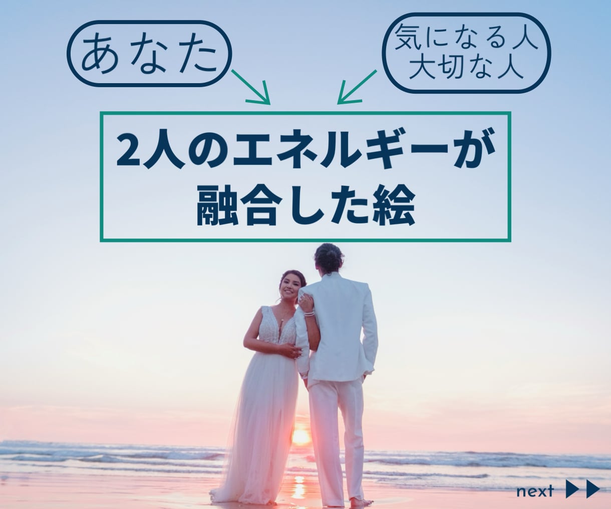 進展させたい時のお守り♡おふたりの調和を描きます 不安な時、仲直りしたい時、2人のエネルギーを見て安心♡自信！ イメージ2