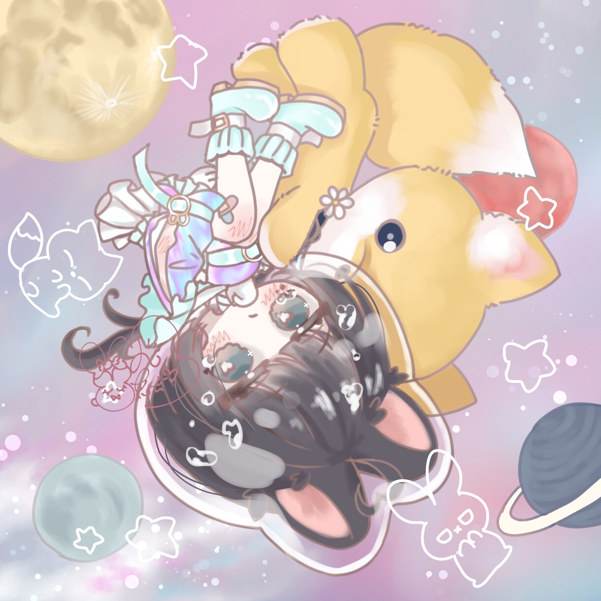 かわいいデフォルメキャラを描きます かわいくてゆるっとしたデフォルメキャラを描きます！！ イメージ1