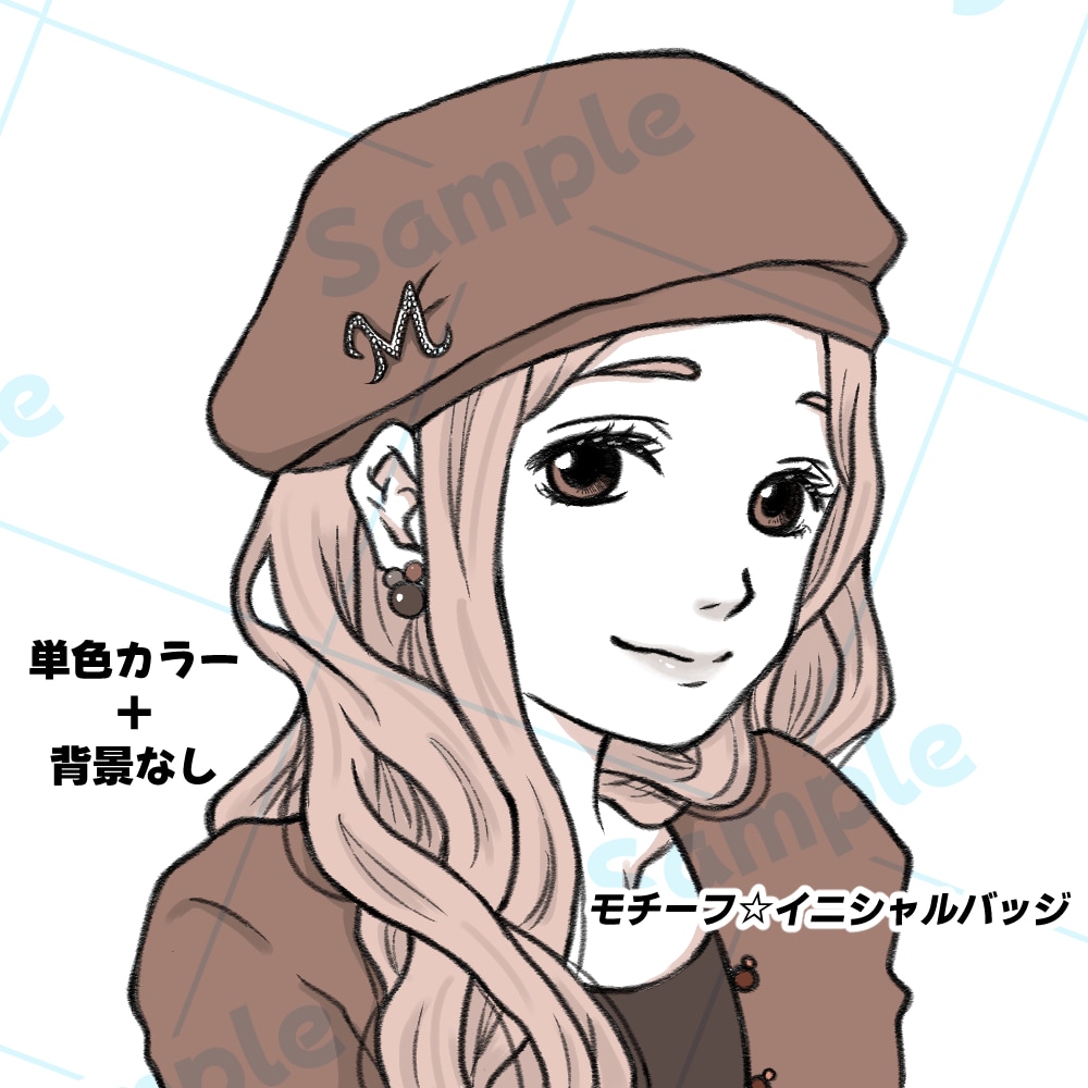 推しのカラーやモチーフで概念アイコン描きます 推し活専門★普段使いに最適◎個性が引き立つ漫画風テイスト イメージ7