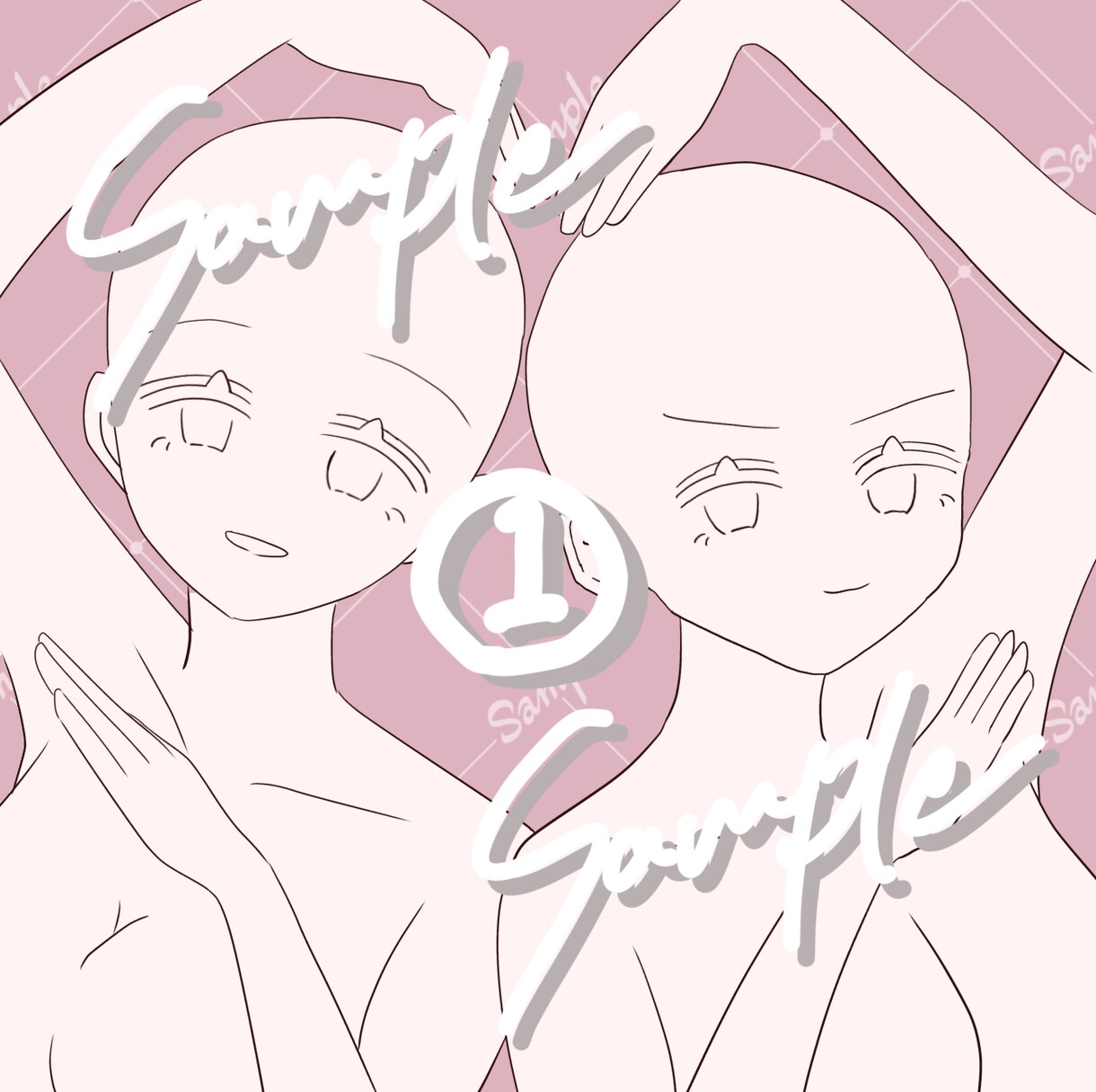 量産夢絵、コテ同を描きます かわいい男女を描くのが大得意の絵師が描かせていただきます！ イメージ2