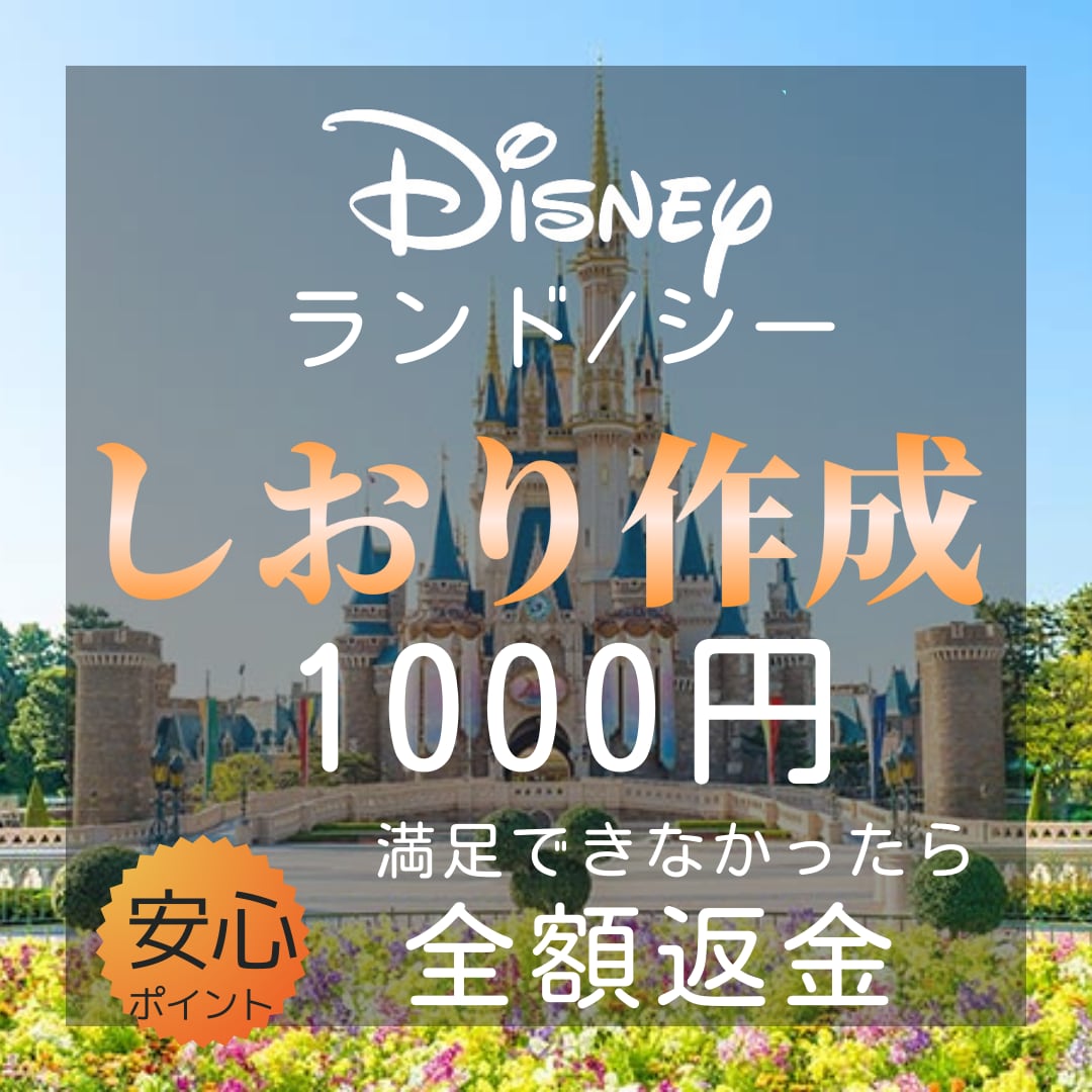 💬ココナラ｜ディズニープランの見やすい”しおり”作成します   おのざる  
                –
                1,0…