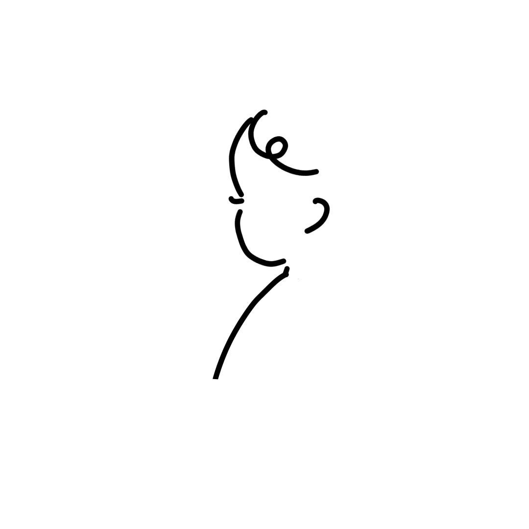 おしゃれでシンプル！あなたの横顔クールに描きます モノクロの線画好きなお客様に好評のイラストレーターが作成 イメージ7