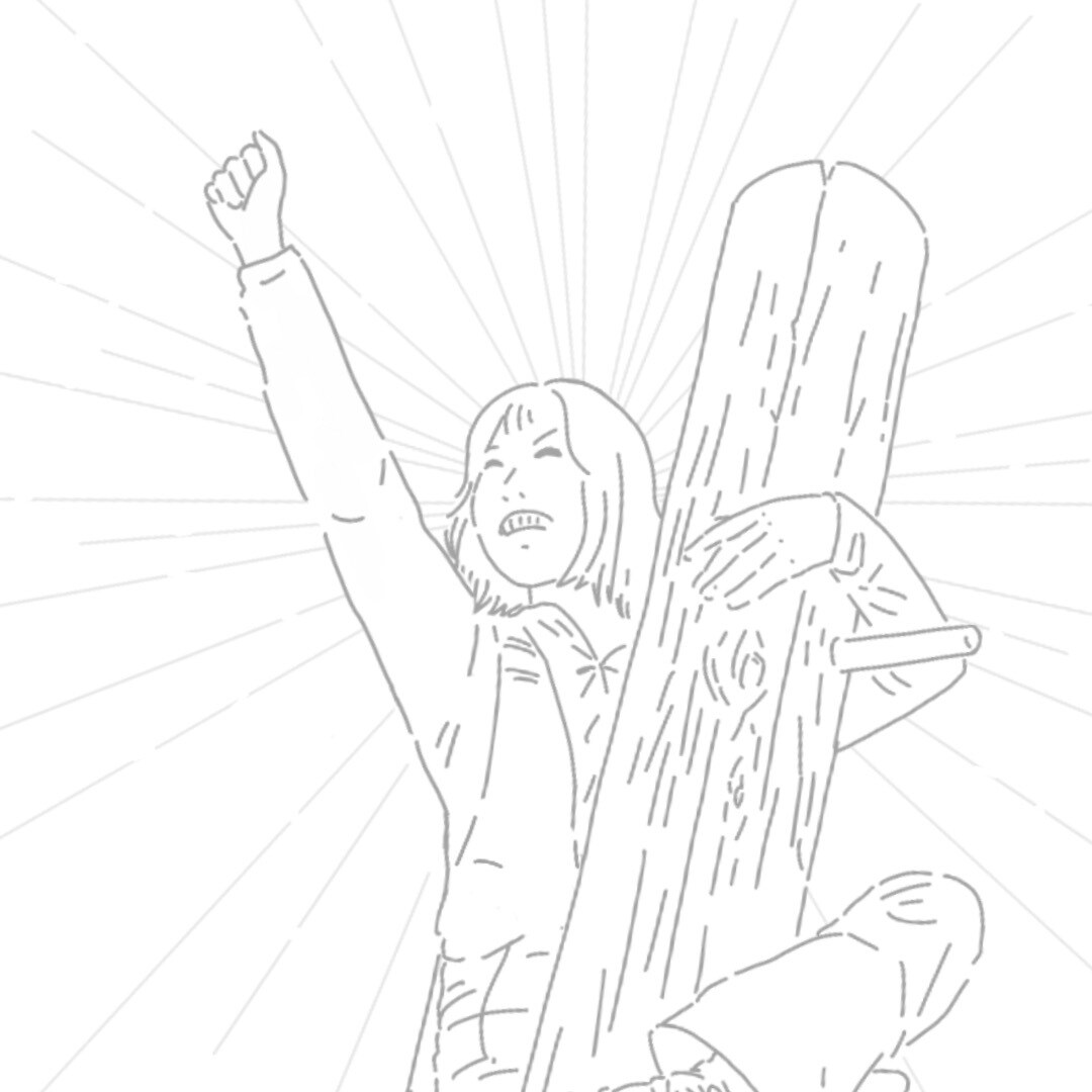 写真からゆるーい似顔絵をかきます あなたのお顔をアイコンに。恥ずかしくない薄さで。 イメージ9