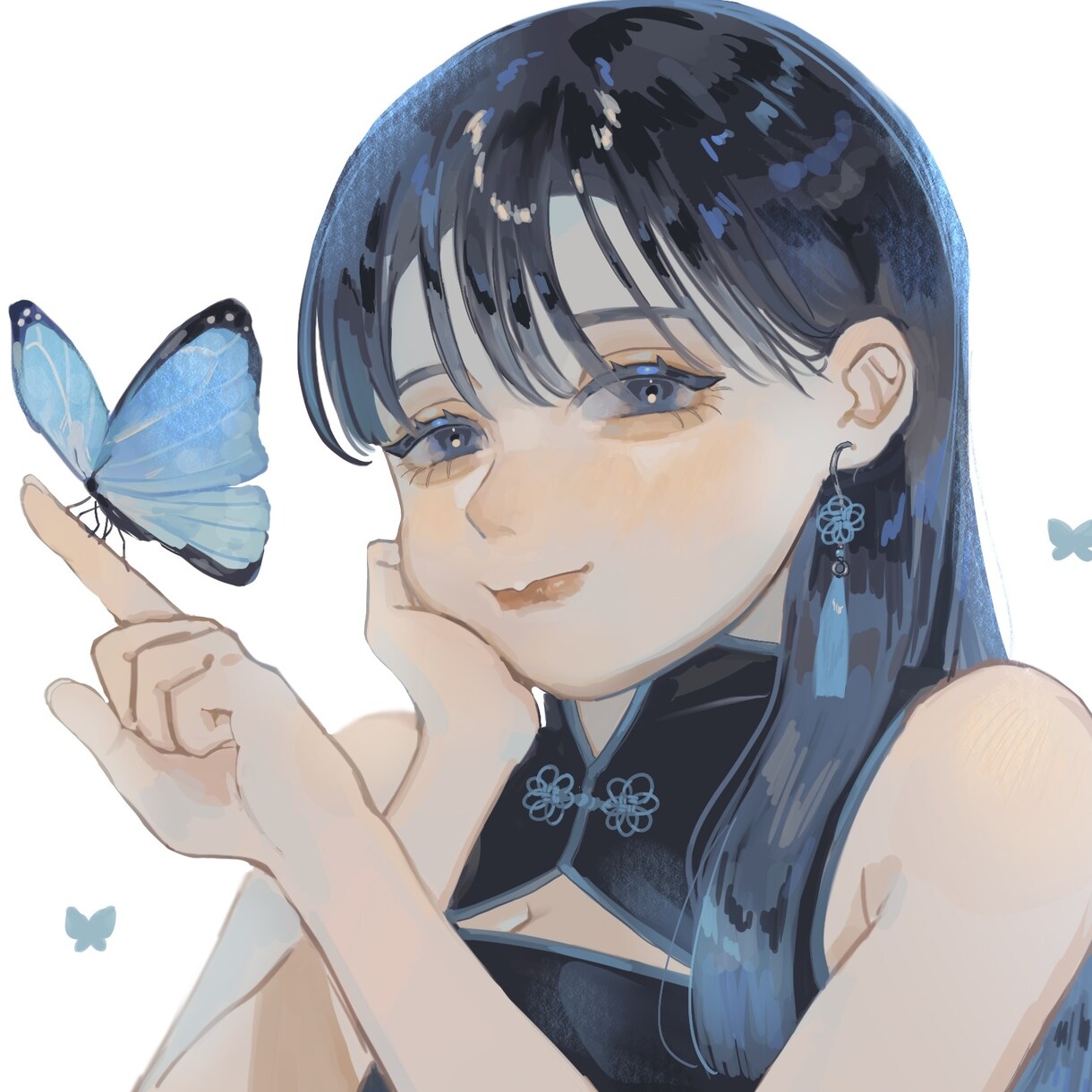 透明感のあるキュートなアイコン描きます アイコン、プレゼントに！人数追加可能！ イメージ1