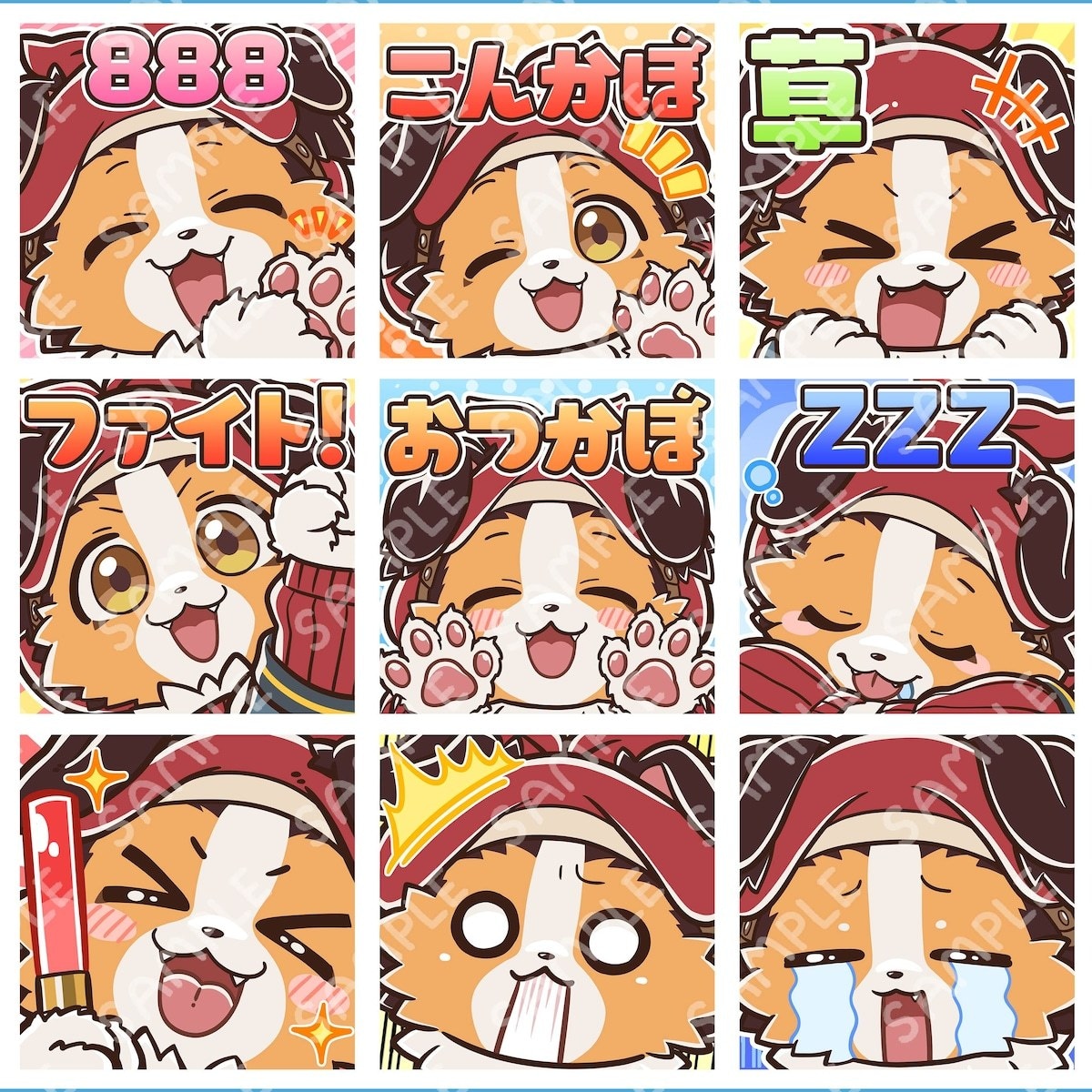 配信スタンプ制作致します あなただけの可愛いミニキャラ配信スタンプを制作します！ イメージ2