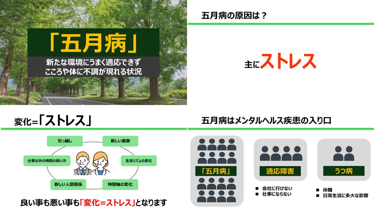 健康講話などパワポ資料作成フォローします 産業保健師歴15年学会発表多数！対象者の心に響く資料作成 イメージ9