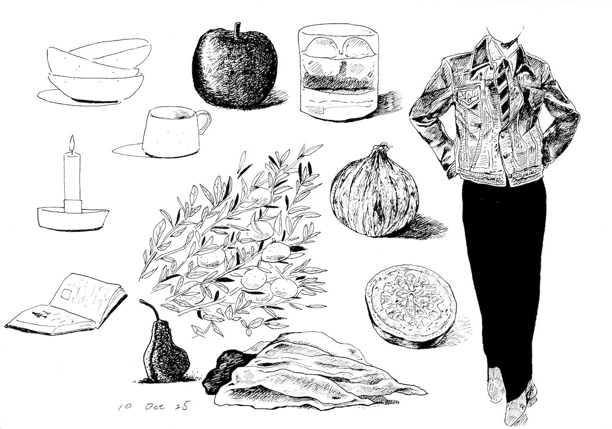 店舗装飾に実績あり＊手描きの植物イラスト描きます カフェのガラス面装飾など商業実績のある繊細な手描きペン画 イメージ7