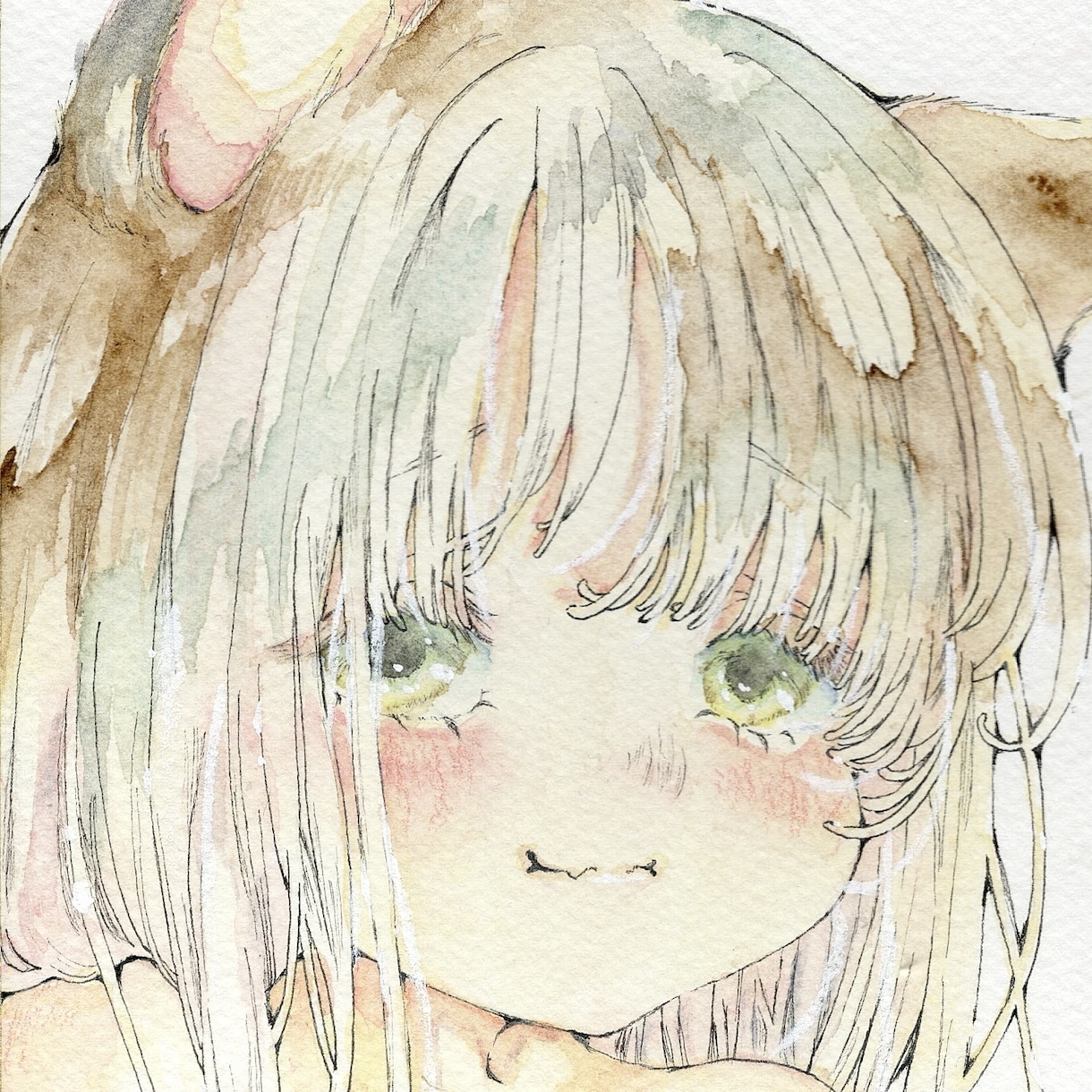 滲みと淡い柔らかな水彩イラストを制作します 似顔絵、 MV、CDジャケット、本の表紙、ポスター、チラシ等 イメージ3