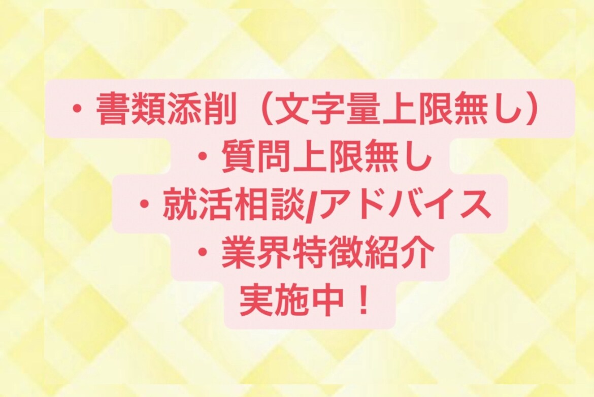 採用セミナー登壇者がES書類添削&アドバイスします 初回出品のため最安価で実施中！48時間以内に初回納品！ イメージ2