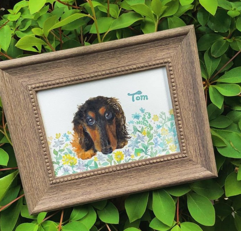 世界に一つの原画、かわいいペットの似顔絵描きます 肖像画のようなリアルな絵を飾りませんか？ イメージ1