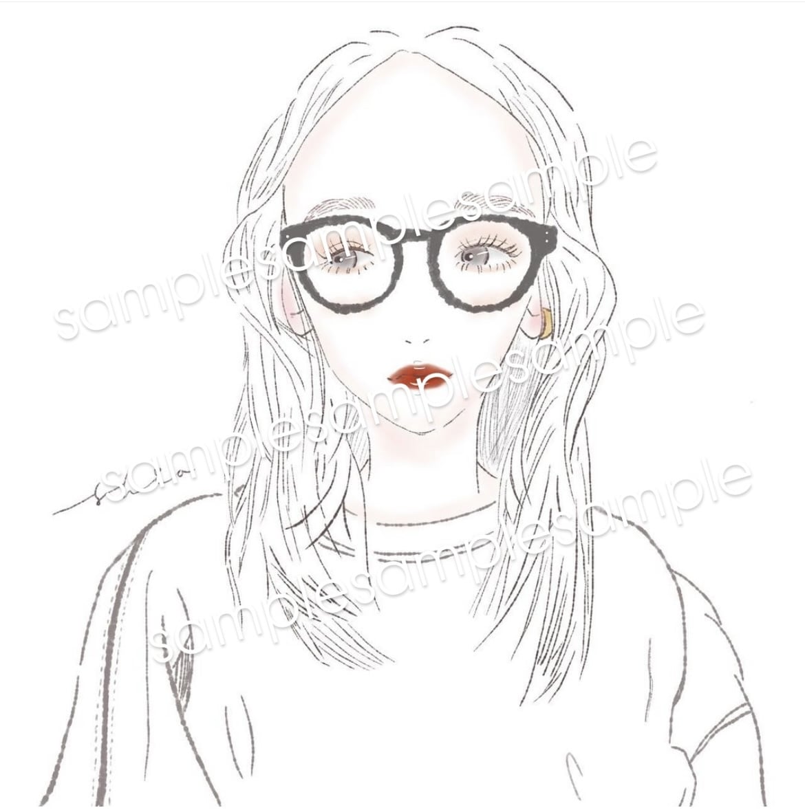 SNSやWebに使用できるイラスト作成します Ｚ世代受け♡可愛い！と思えるようなイラストを作成します！ イメージ2