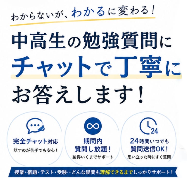チャット対応  東北大生が勉強の質問に答えます 7日間、回数無制限で勉強に関する質問に答えます！ イメージ1