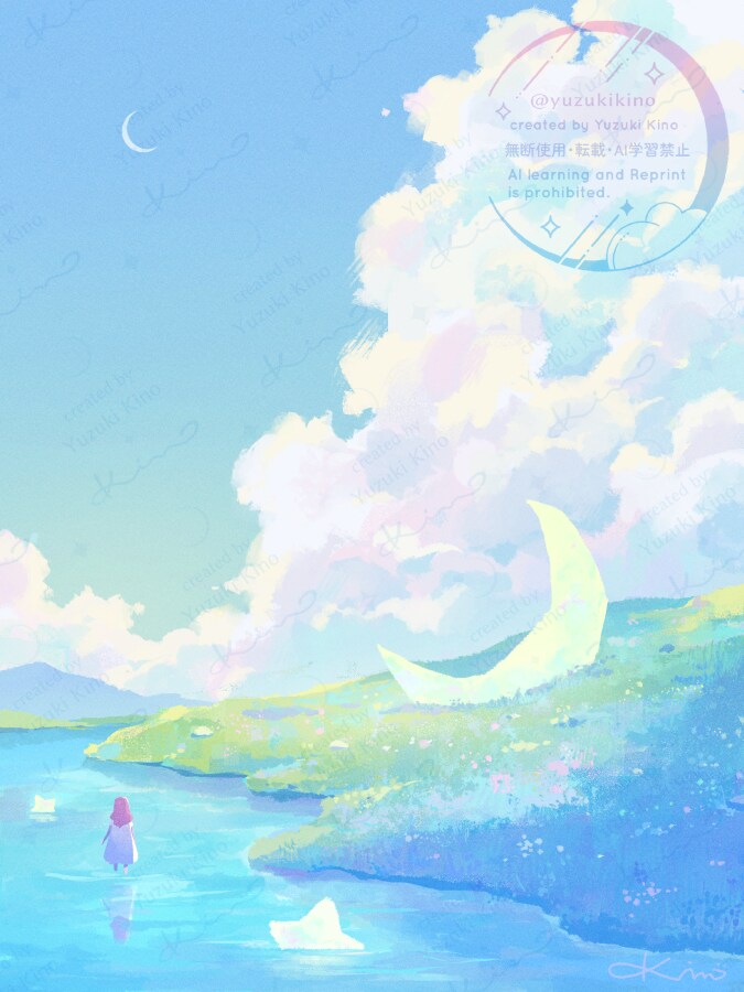 印象的な手描きの主線なしアニメーションを制作します ループアニメ・MV・待機画面などYouTuber様におすすめ イメージ8
