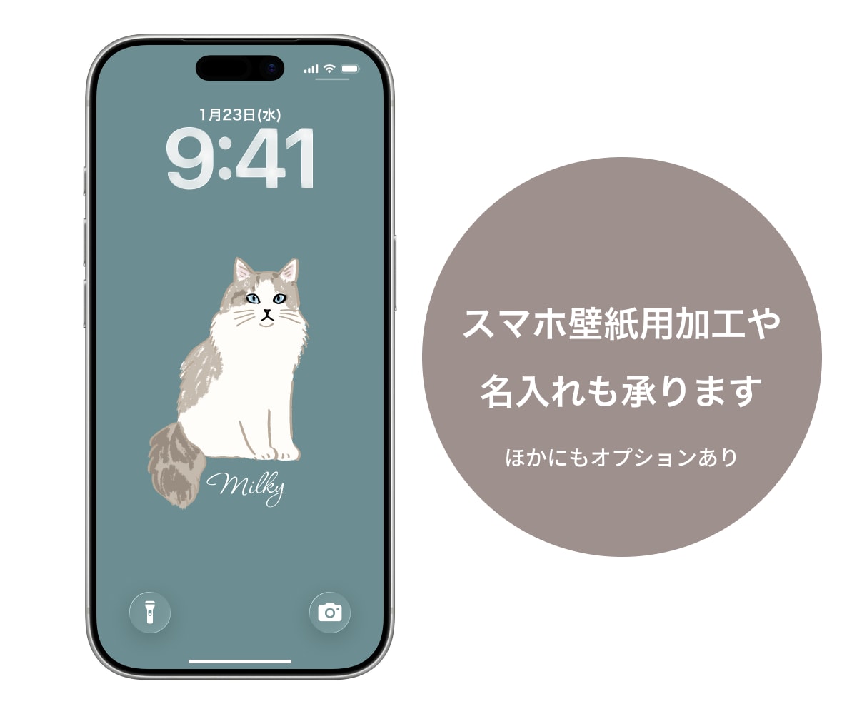 SNSアイコンにも使える猫の似顔絵を制作します SNSアイコンやオリジナルグッズにお使いください イメージ6