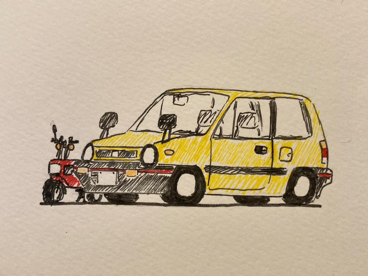 どんな車でもイラストにします あなたの「思い出の車」や「憧れの車」をイラストに！ イメージ3