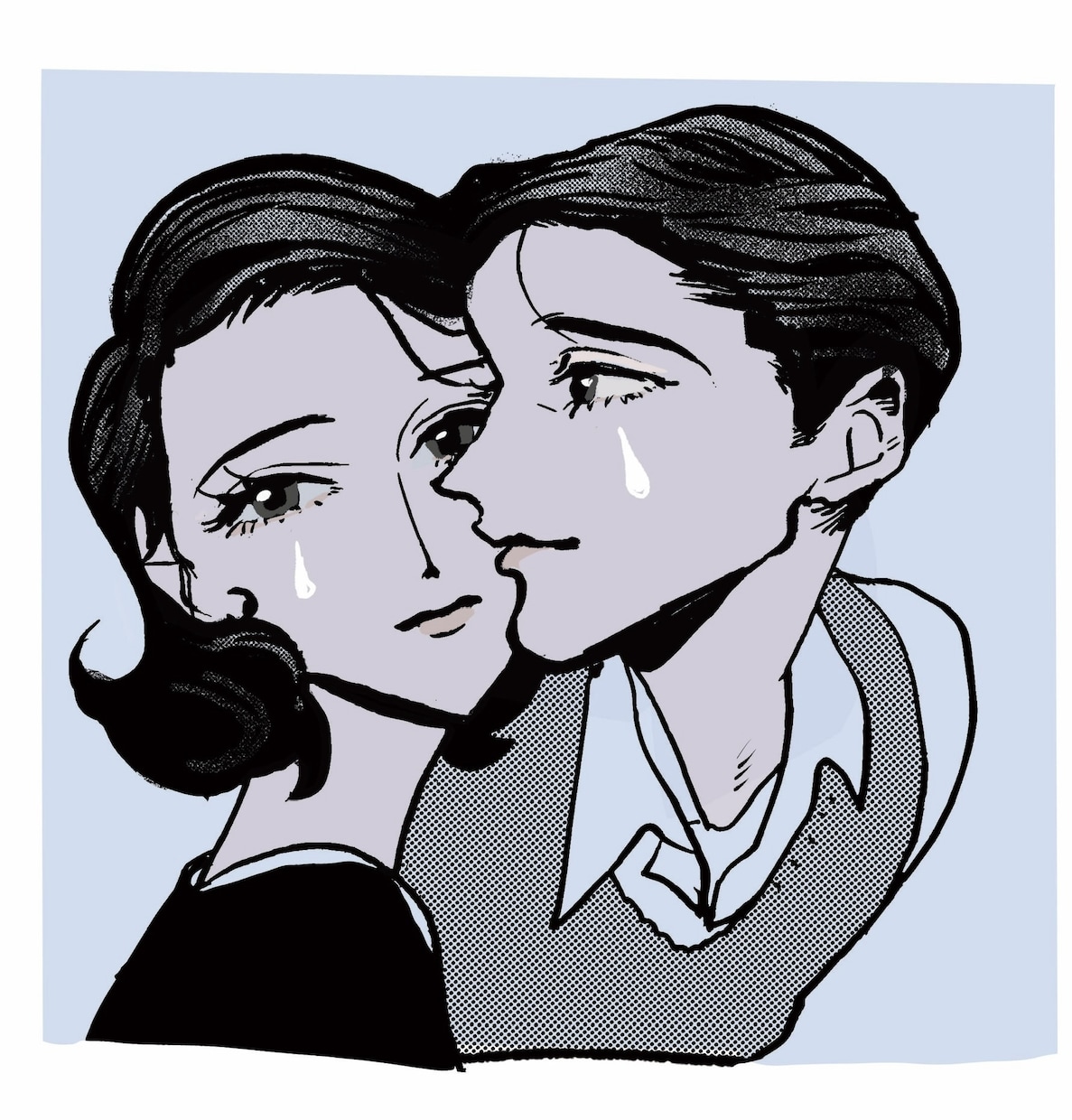 くすみ配色のステキなイラスト描きます 上半身・全身どちらも対応、簡易背景もご相談ください イメージ1