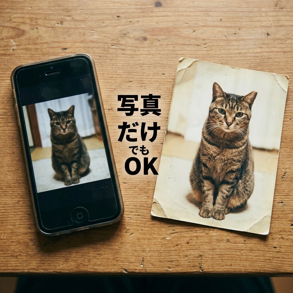 写真1枚で愛猫が動く動画制作します もう一度、あの幸せな時間に会える。 イメージ4