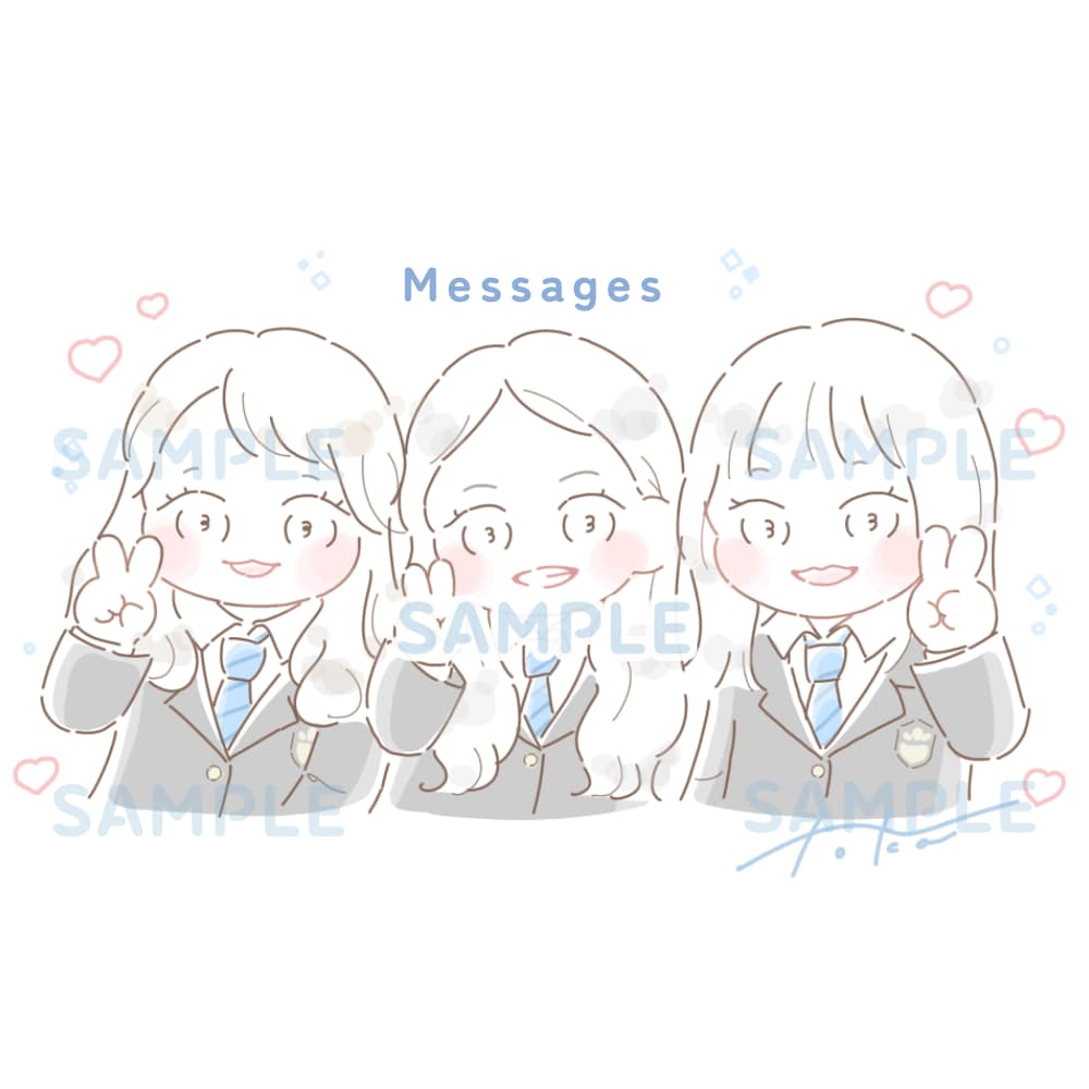 2-3人用♡お写真からゆるふわ似顔絵をお描きします 記念日のプレゼントや思い出作りにどうぞ♪ イメージ5