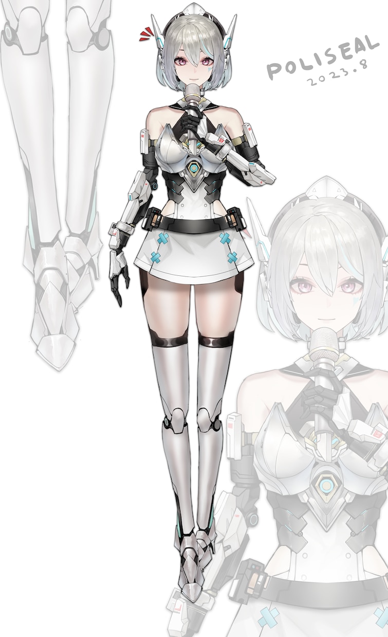 Live2D用パーツ分けイラスト・立ち絵制作します Vtuberキービジュアル、ゲーム、TRPGにも イメージ2