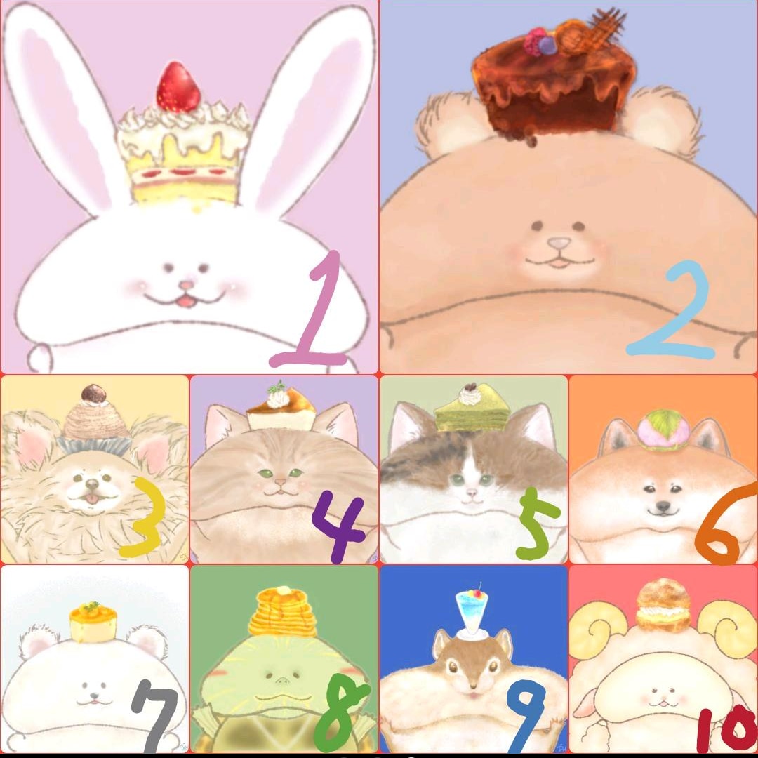心が伝わる＊お好きな動物ゆるキャライラスト化します ペットやお好きな動物をゆるふわオリキャラ調にお描きします イメージ2