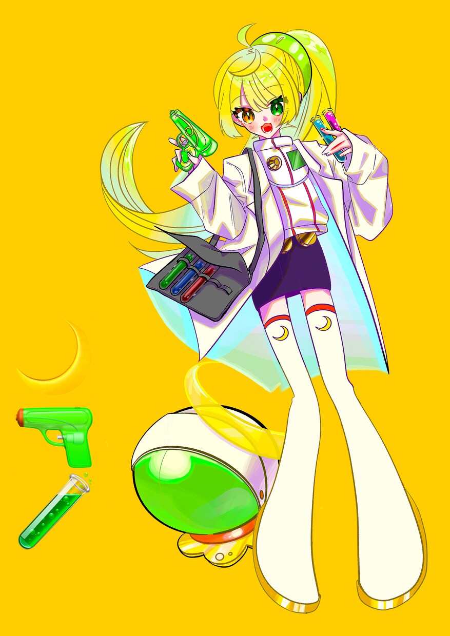 かわいいキャラクター立ち絵をお描きします ポップな色使いが得意です。可愛さには自信があります。 イメージ4