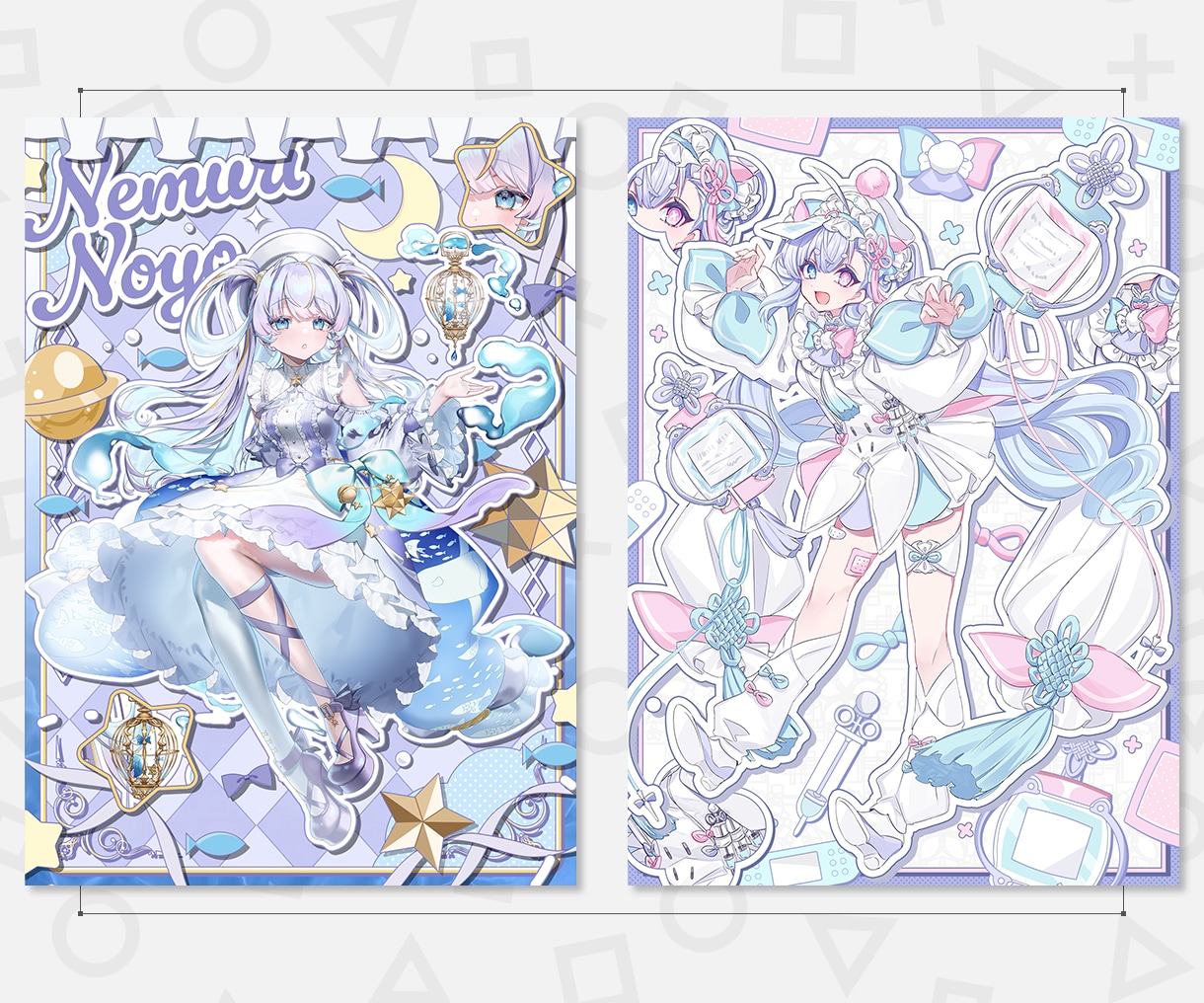 Vtuber様のオリジナル配信画面をデザインします 雑談・ゲーム・スケジュール・待機画面・終了画面など製作します イメージ10