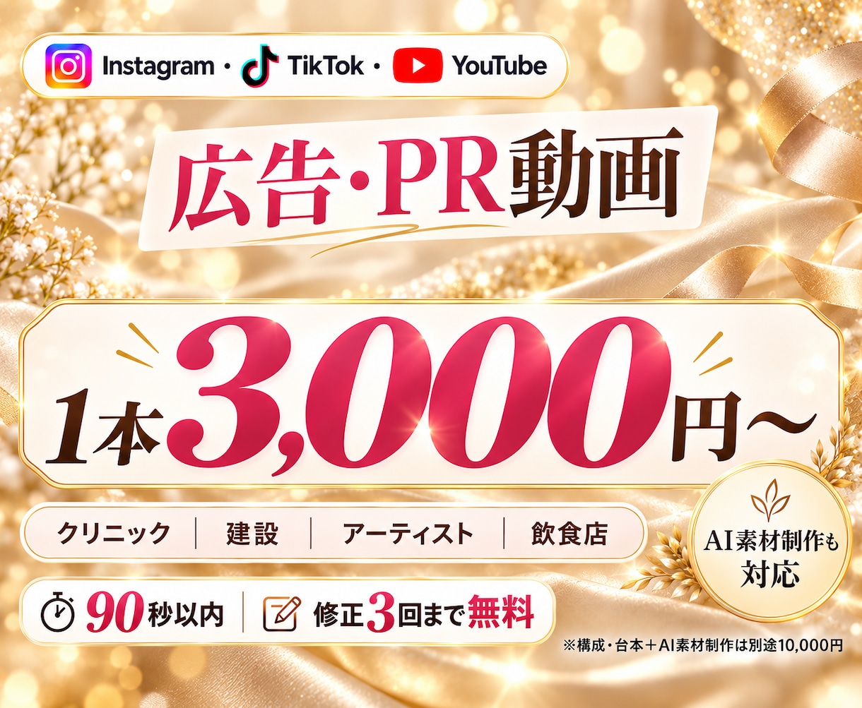 SNS向けのショート動画を作成いたします Instagram・TikTok・YouTubeショート イメージ1