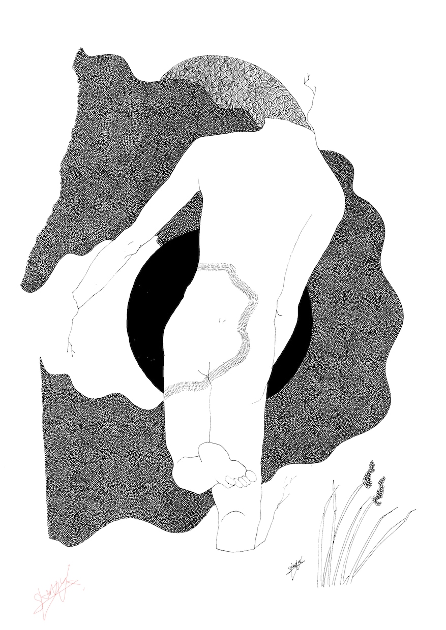 挿絵のようなペン画作成します 繊細な背景付で世界観を演出°˖✧˖ イメージ4
