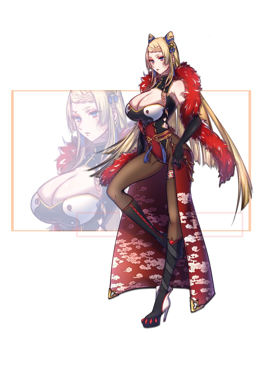 キャライラスト【アイコン・立ち絵】描きます 創作キャラ、VTuber、キャラデザ、全身・バストアップ等 イメージ3