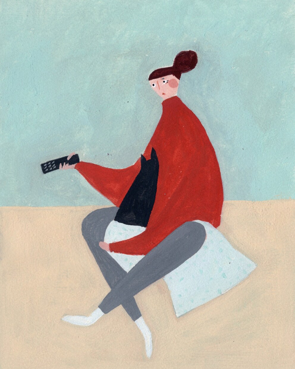 温かみのある人物の絵を描きます 素朴でかわいい絵が挿絵にぴったりです イメージ4