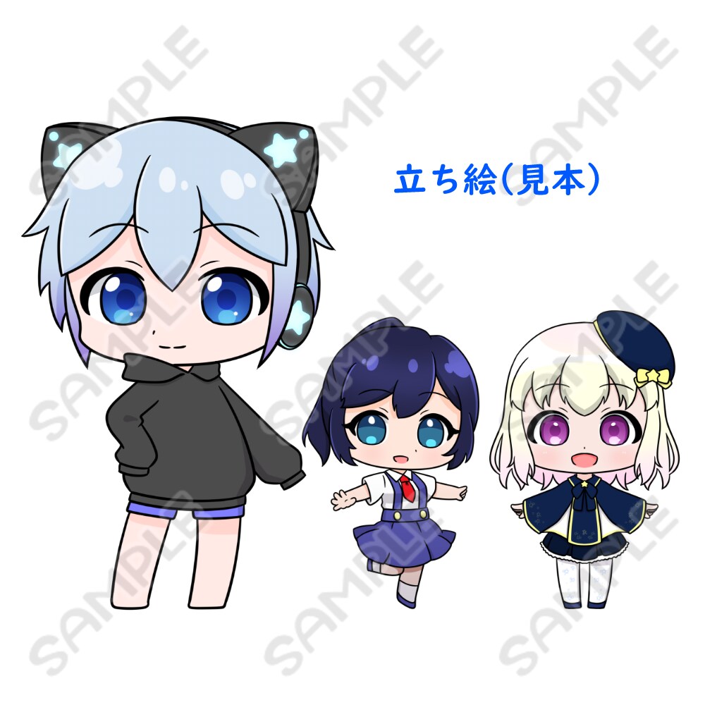 オリジナルキャラクター作成します SNSで活躍！初めてでも安心！徹底したヒアリング！ イメージ3