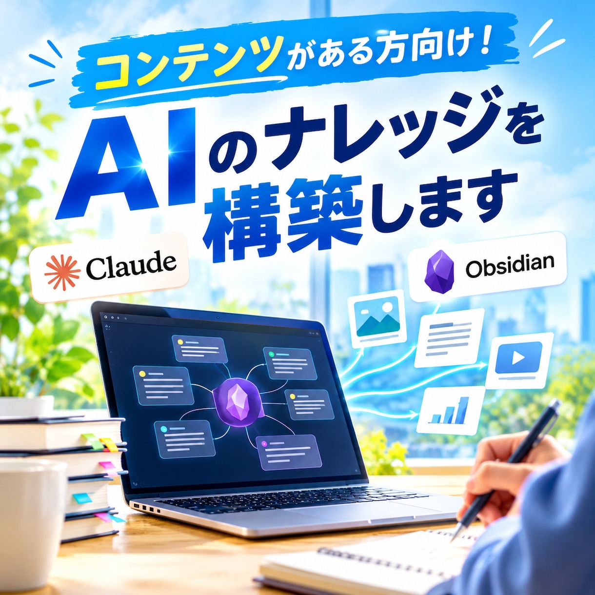 コンテンツがある方向け！AIのナレッジを構築します HP・メール・AIでのやりとり、情報発信されている方向けです イメージ1