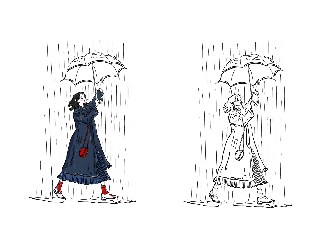 商用OK！おしゃれで繊細な線画イラスト制作します SNS・広告・雑誌向けも対応！ イメージ1