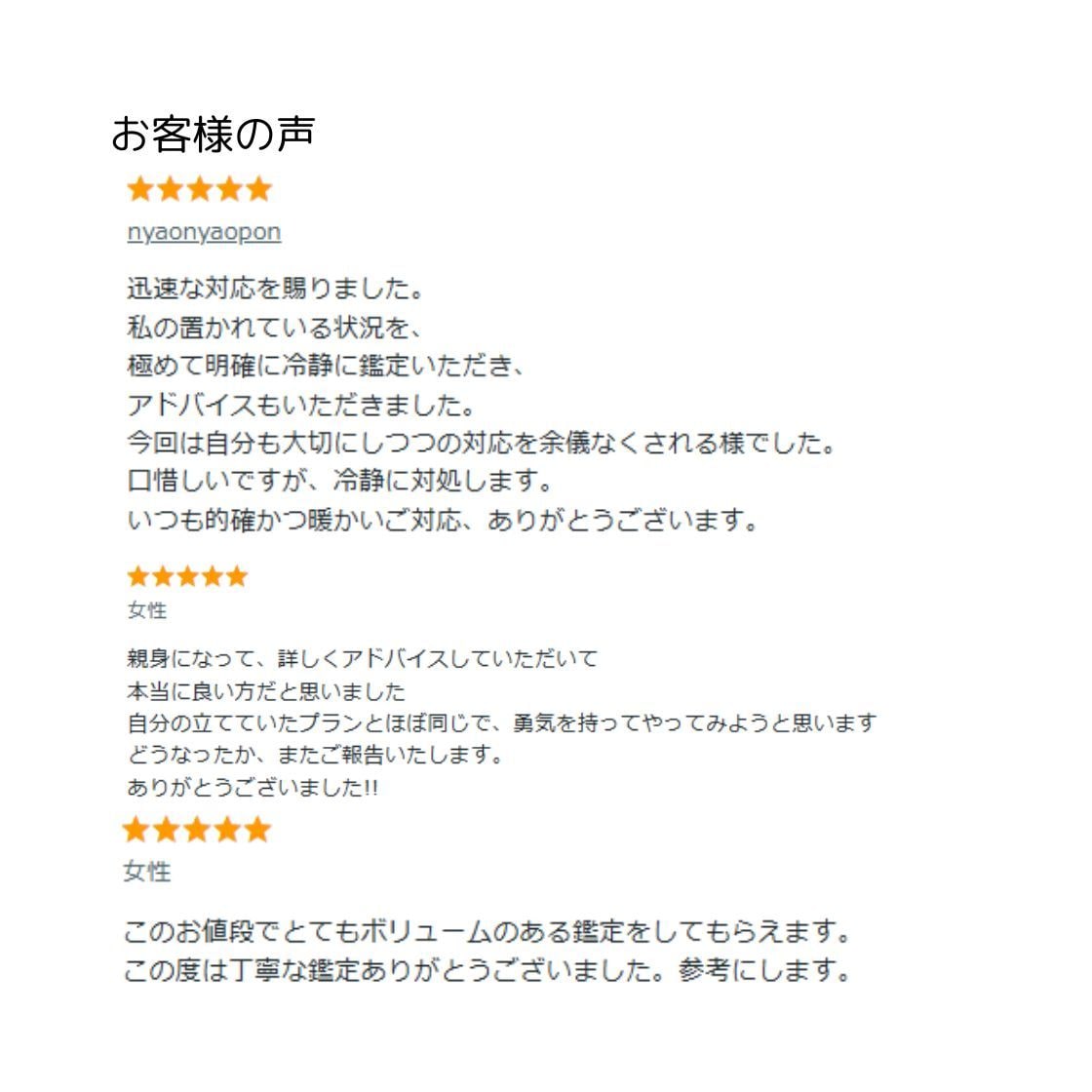 霊視・第六感であなたの本音と未来を深く読み解きます 恋愛・仕事・人間関係｜今必要なメッセージをお届けします イメージ10