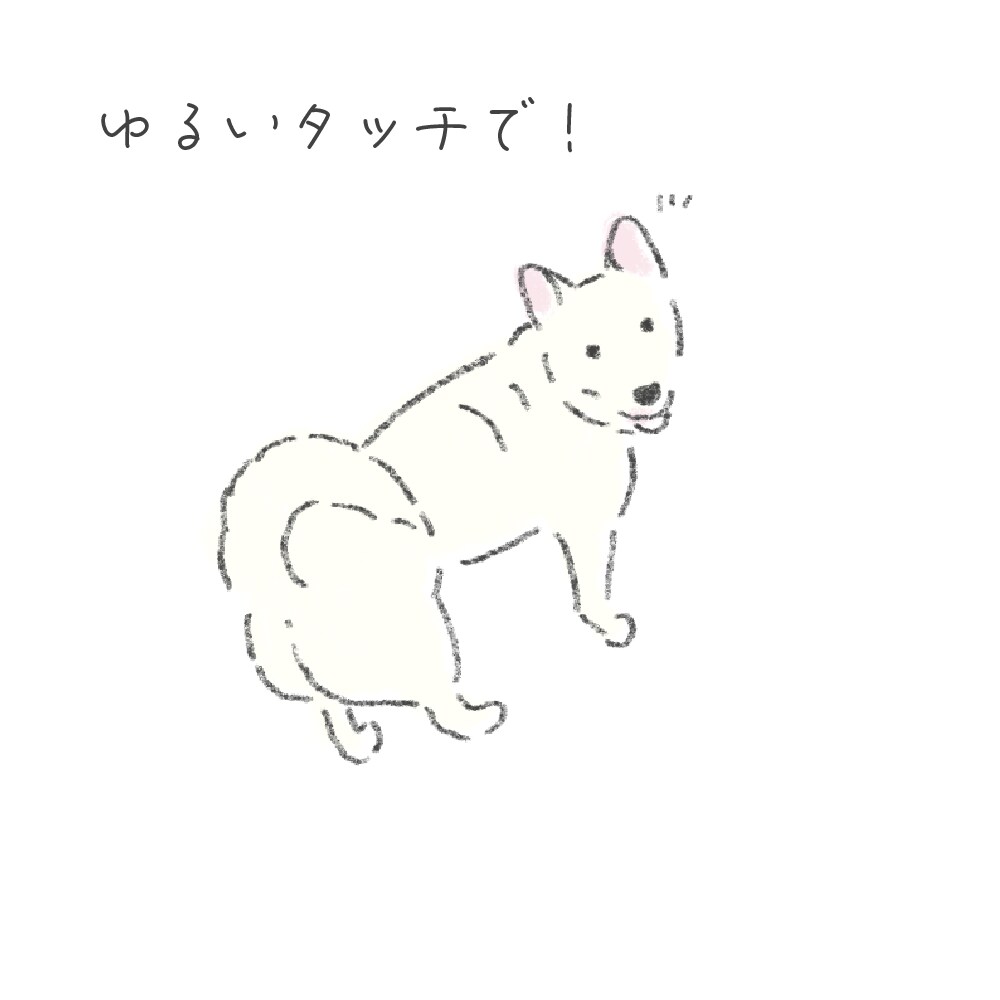 やわらかタッチで犬のイラスト描きます 愛犬の写真からかわいくイラスト化します! イメージ3