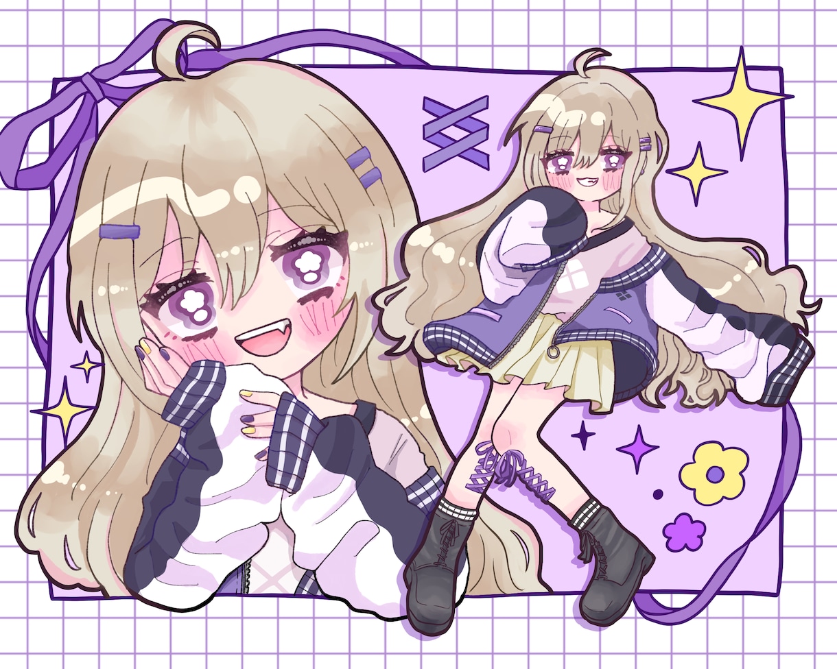 7月着手/愛を込めてかわいいイラスト描きます 配信活動やアイコンなどなどお手伝いさせてください♡ イメージ10