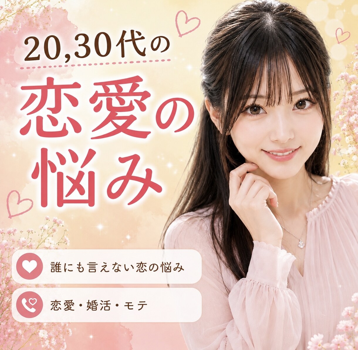 慶應卒のお姉さんが恋愛の悩みを一緒に解決します 恋の悩み・異性からのモテ方・婚活・アプローチ方法 イメージ1
