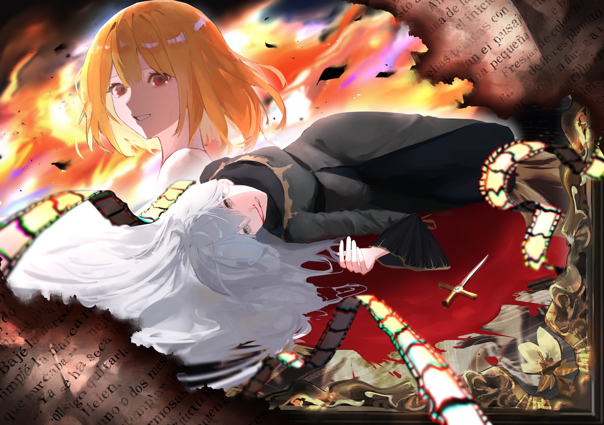サムネイル等の厚塗りイラストを作成いたします サムネイル・MVイラスト・壁紙 イメージ1
