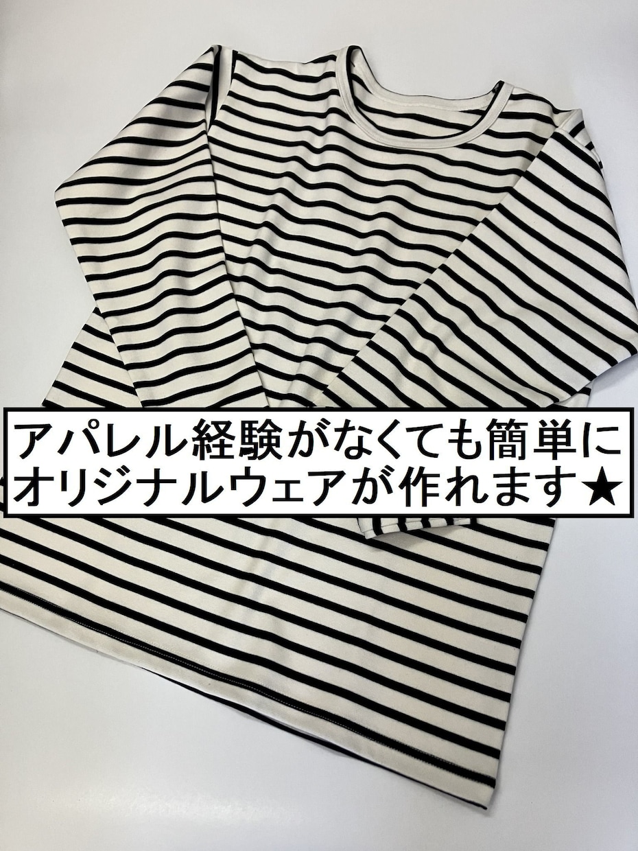 セミオーダー「レディー長袖Ｔシャツ」作ります あなたに合った希望のレディース長袖Ｔシャツ製作承ります イメージ1
