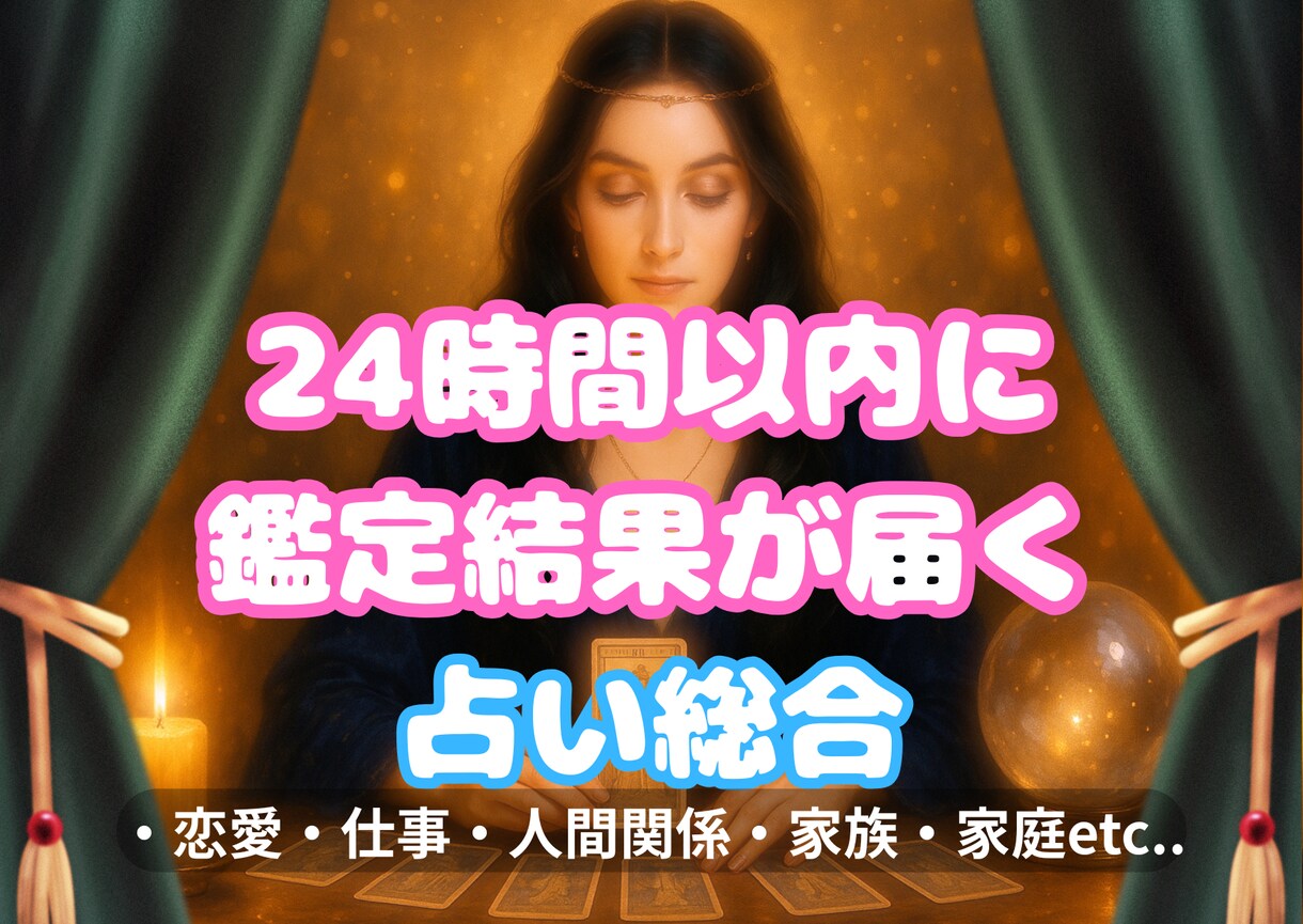 オールジャンルOK✨メッセージで鑑定結果を届けます オマケ付き⭐️貴方様に今必要なメッセージもお送りします♪ イメージ1