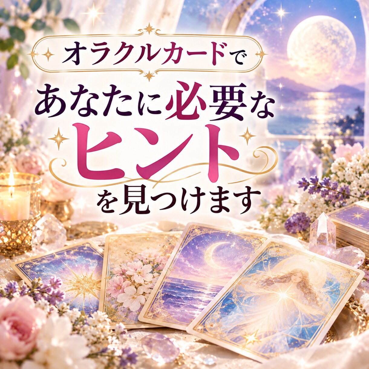 オラクルカードであなたに必要なヒントを見つけます 迷いを解き、心に安心を与えるリーディング イメージ1